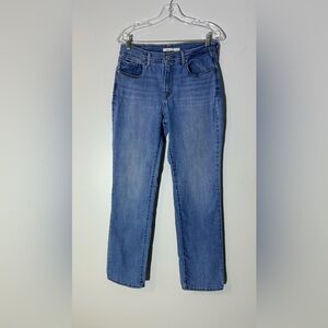Levi’s 505 straight leg jeans women’s size 10 medium wash classic denim